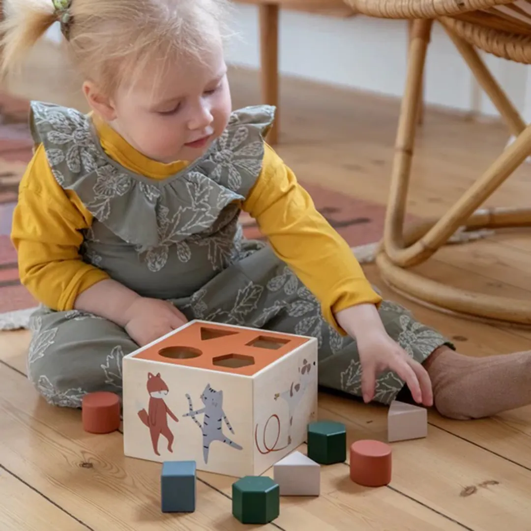 Sebra Teeny Toes Houten Vormenstoof - Hout naturel