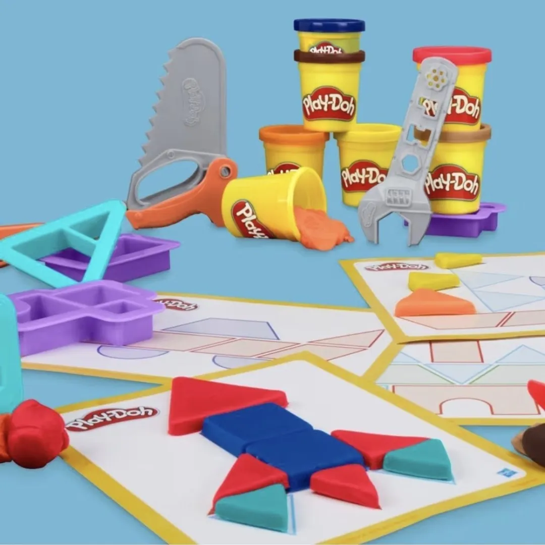 Hasbro Play-Doh Bouw- en Vormspeelset - 33 Stuks - Multi