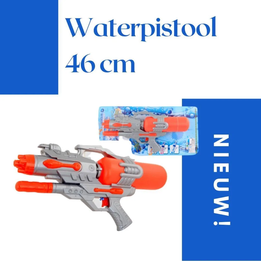 Jonotoys Waterpistool Grijs 46cm