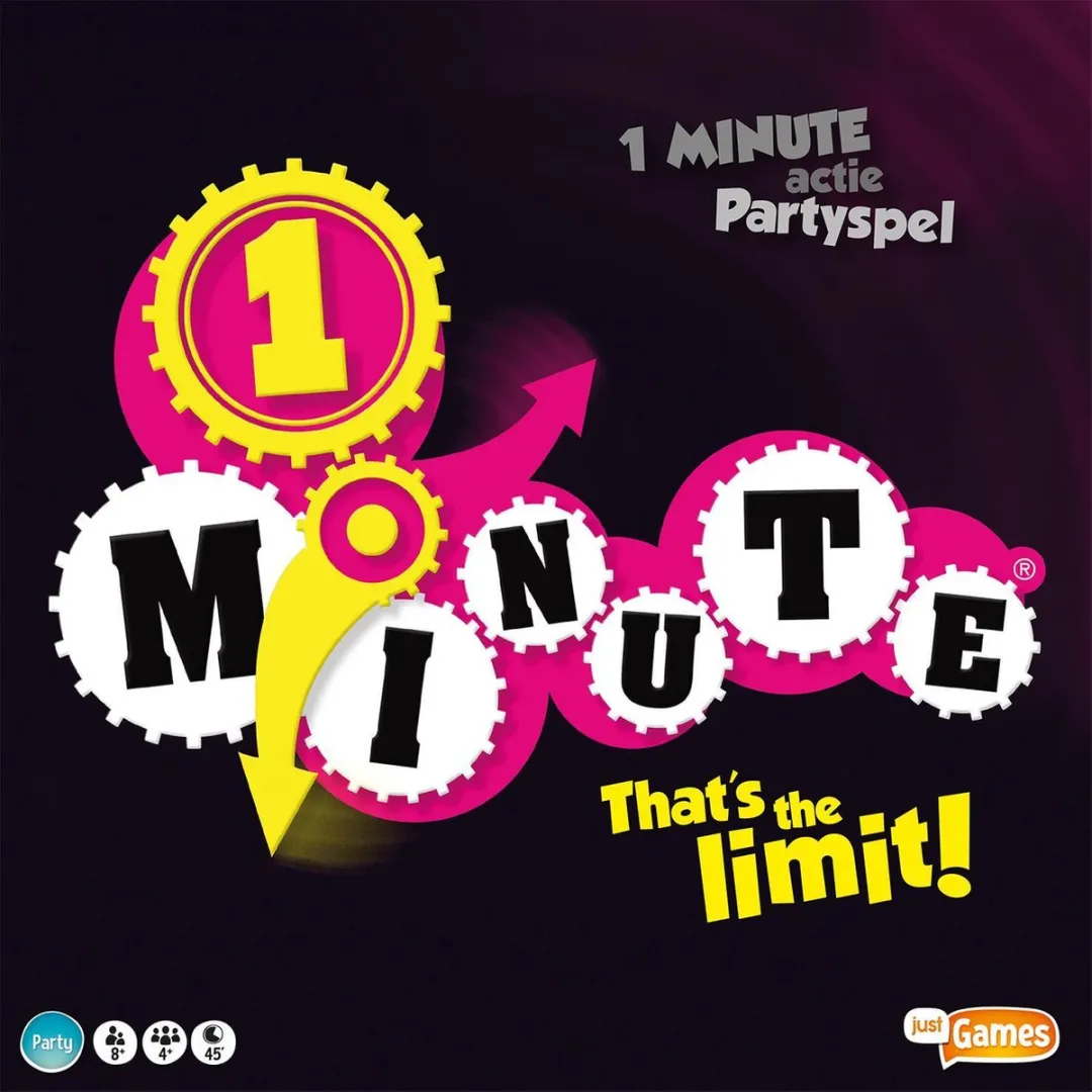 Just Games One Minute Razendsnel Partyspel - 2-6 Spelers