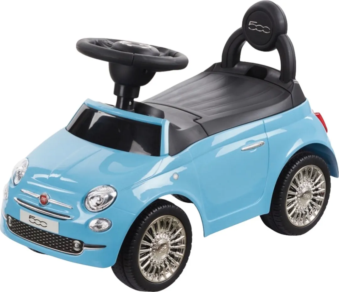 ECOTOYS Fiat 500 Loopauto Blauw - MPN 8720168841375 - afbeelding 6 van 6
