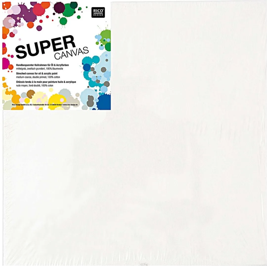 Rico Design Schildersdoek Canvas 24x30cm Wit