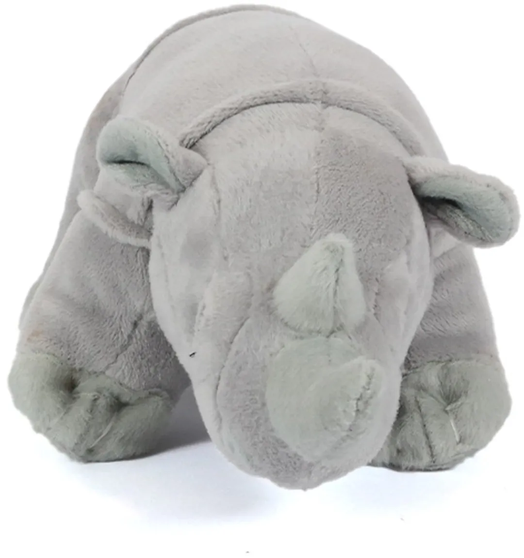 PIA Soft Toys Pluche Neushoorn Knuffel 23cm - Grijs