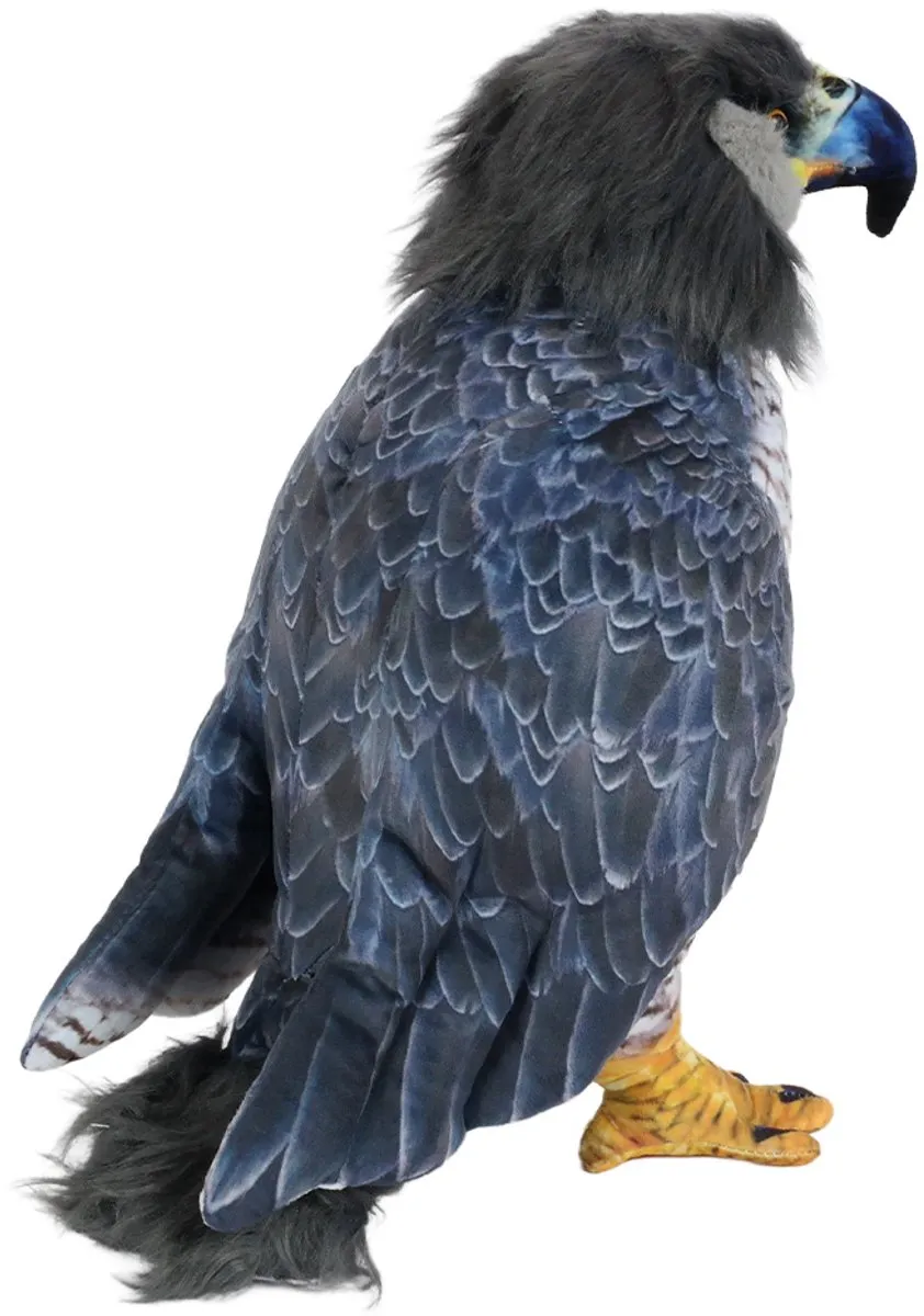 PIA Soft Toys Knuffel Arend/Adelaar - 36 cm - Grijs