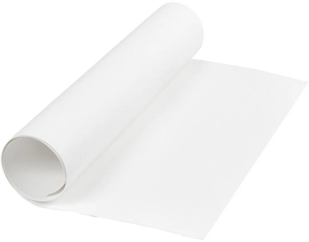 Creativ Company Faux Leather Papierrol 100x50cm Wit