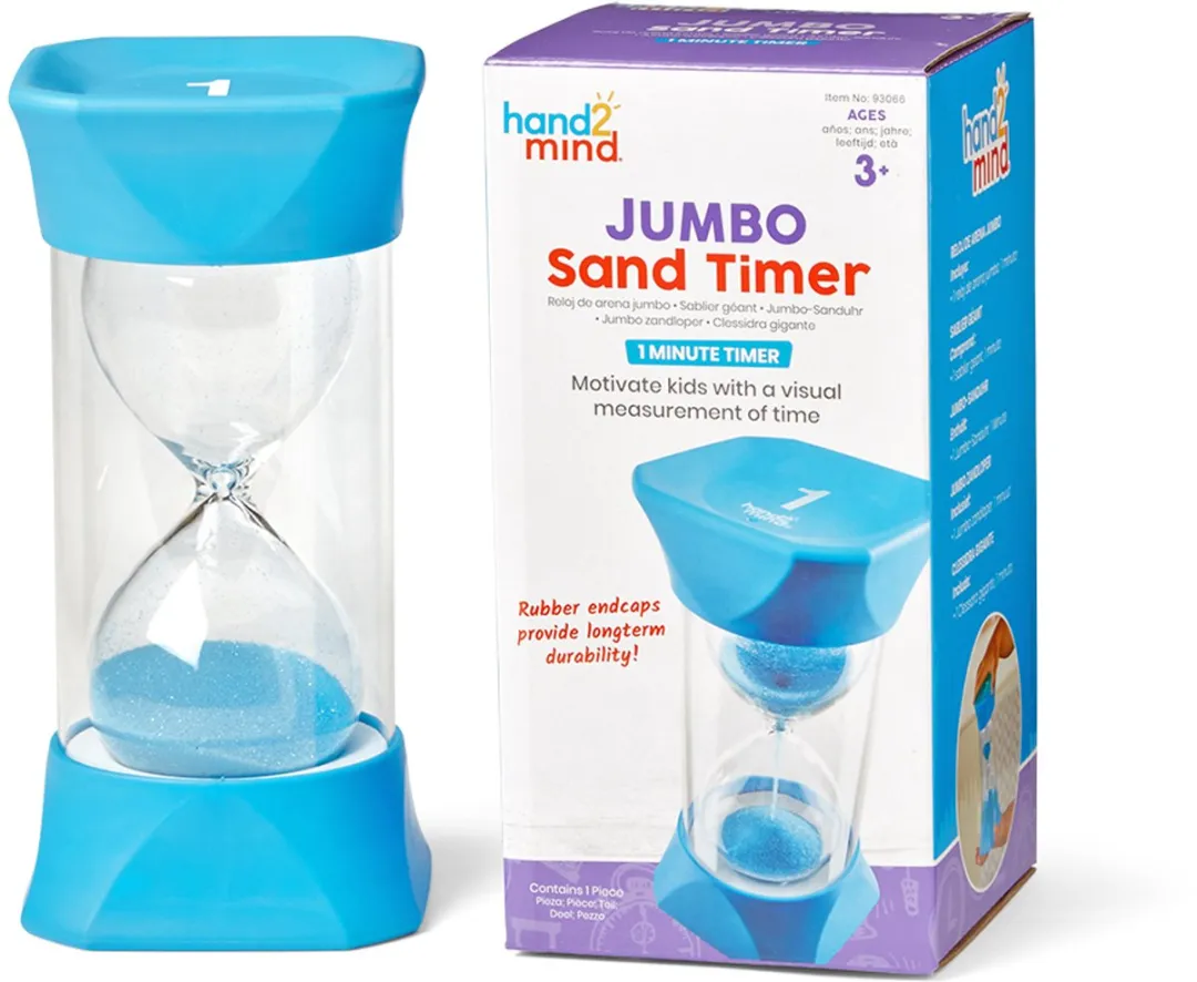 Learning Resources Jumbo Sand Timer 1 Minuut