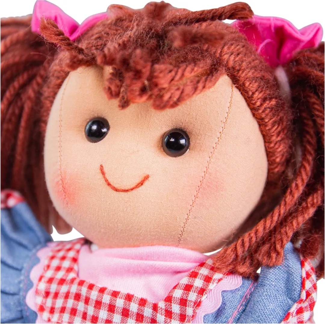 BIGJIGS Stoffenen Pop Melody 34cm - Meerdere Kleuren