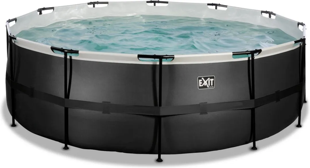 EXIT Toys Zwembad Black Leather 427x122cm