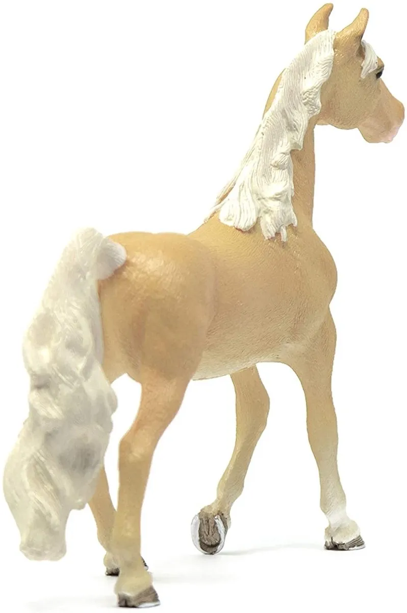 Schleich Horse Club Amerikaanse Zadel Merrie Speelfiguur 13912 - Beige/Wit