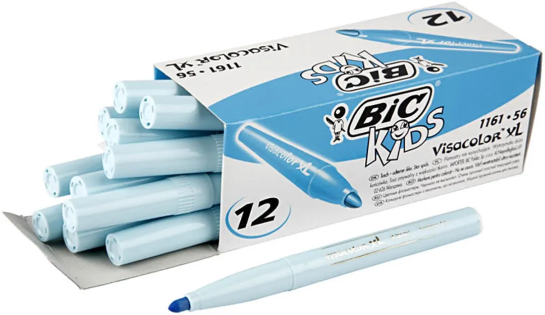 Creativ Company Bic Visacolor XL Lichtblauw 12 Stuks