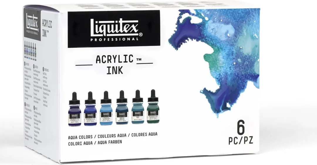 Liquitex Professional Acrylic Ink Aqua Colors