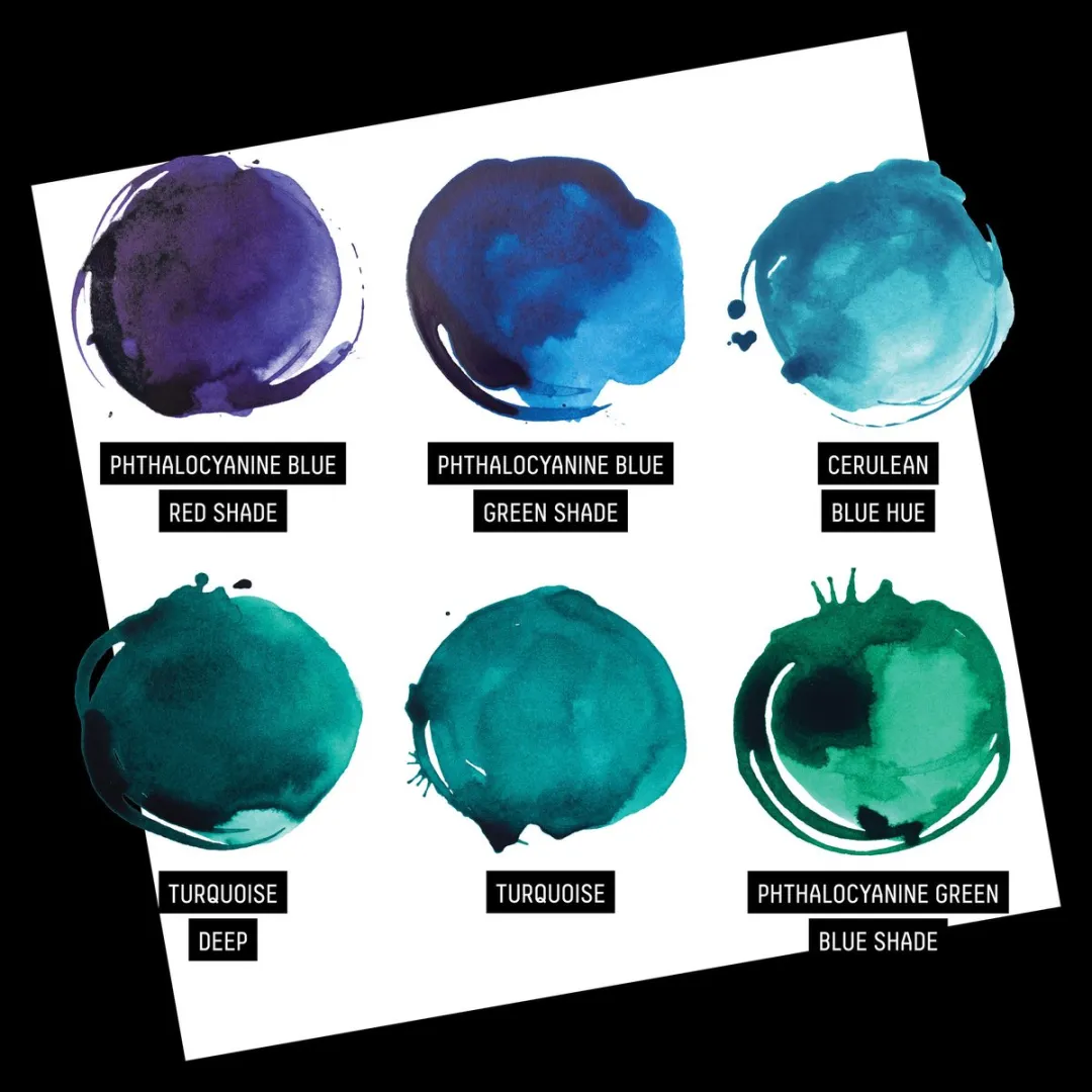 Liquitex Professional Acrylic Ink Aqua Colors - 6x30ml