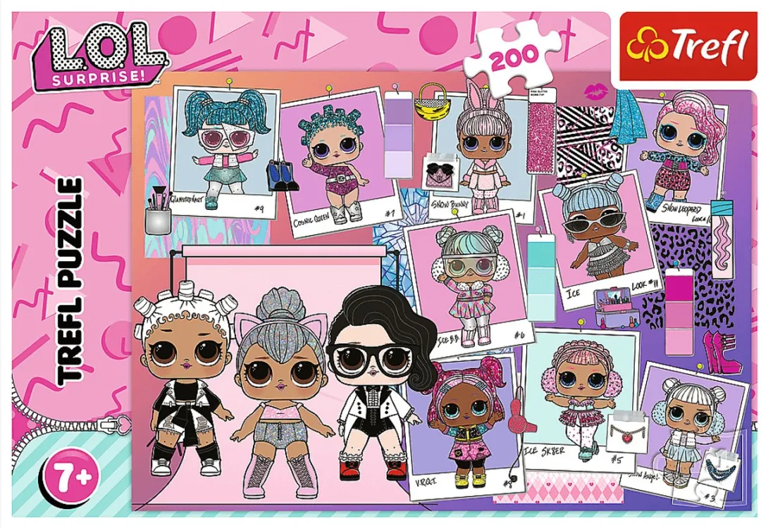 Trefl Stripfiguren Legpuzzel 200 Stuks - 7 Jaar
