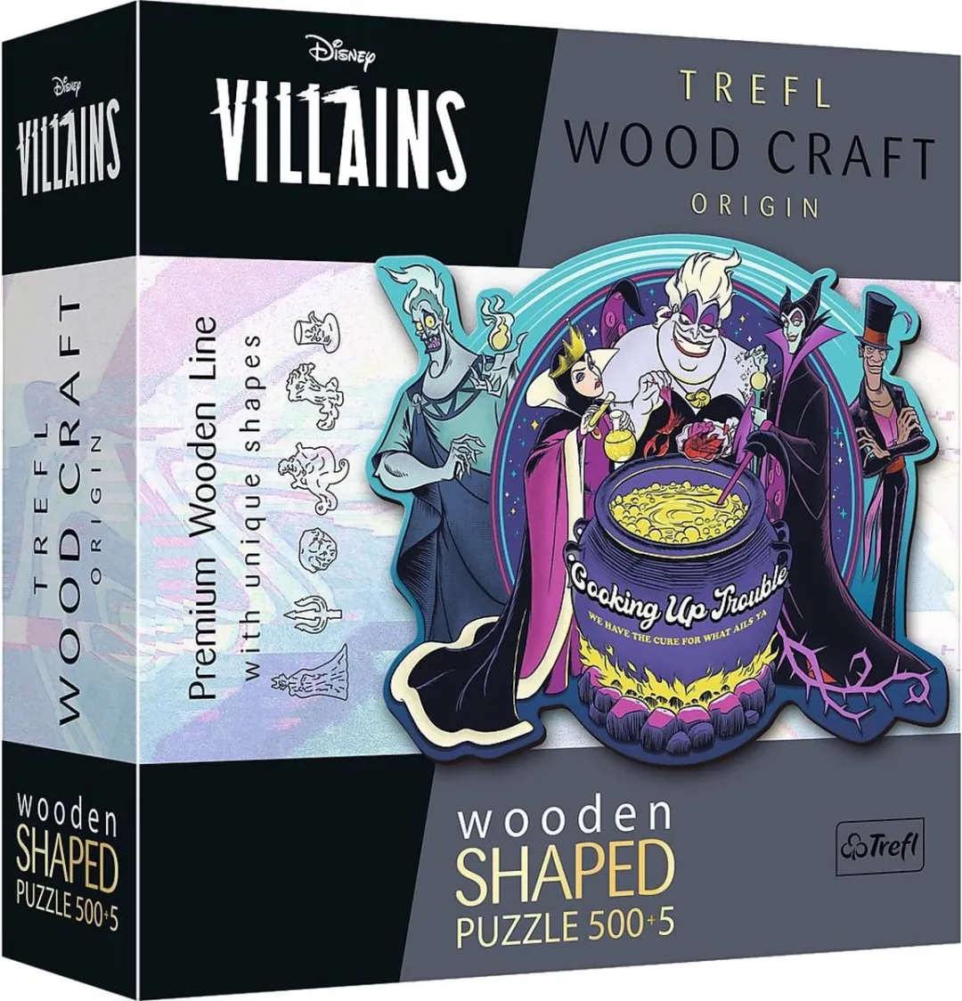 Trefl Disney Villains Houten Puzzels 500 Stuks - FSC Mix 70% - Multi