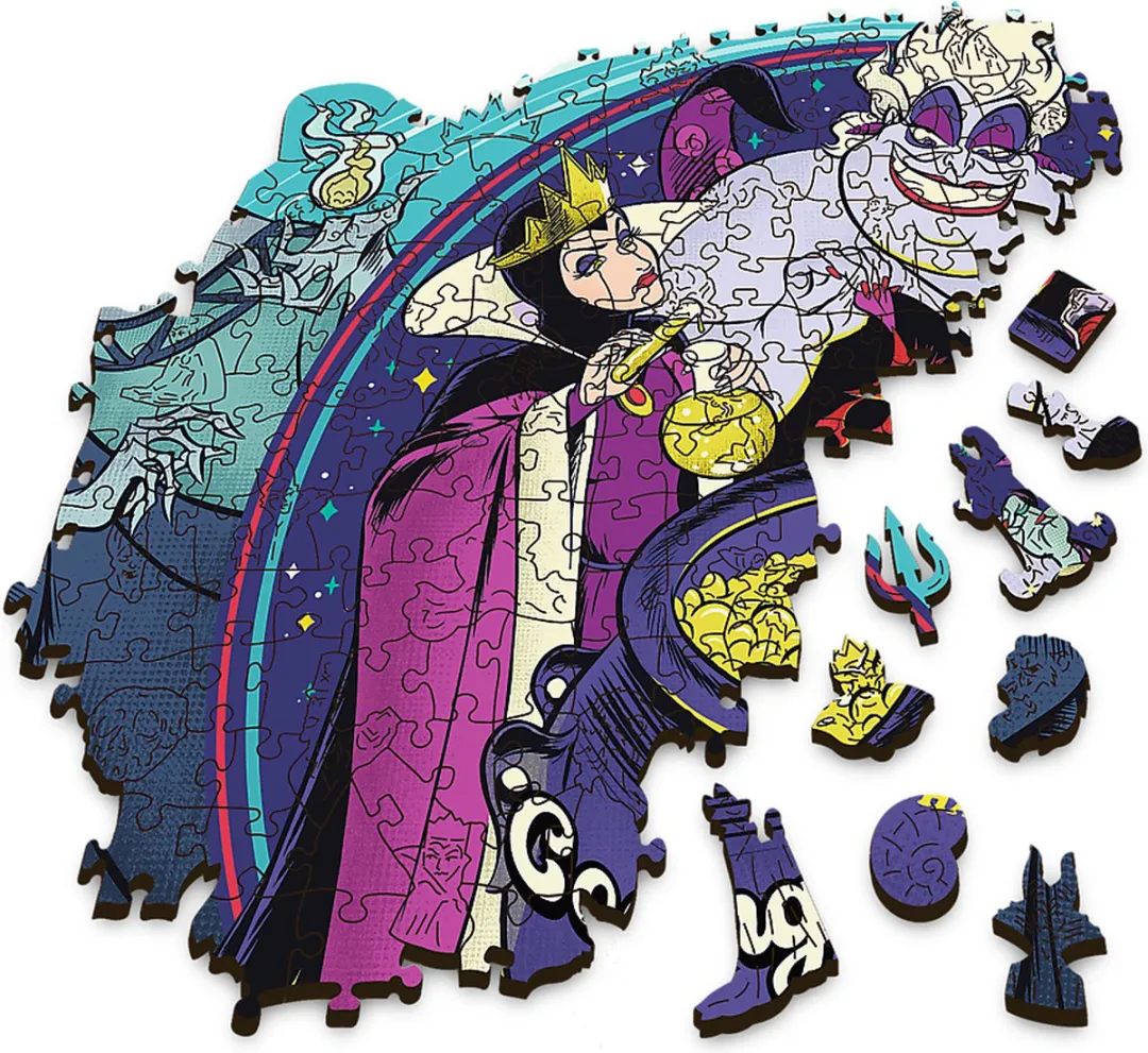 Trefl Disney Villains Houten Puzzels 500 Stuks - FSC Mix 70% - Multi
