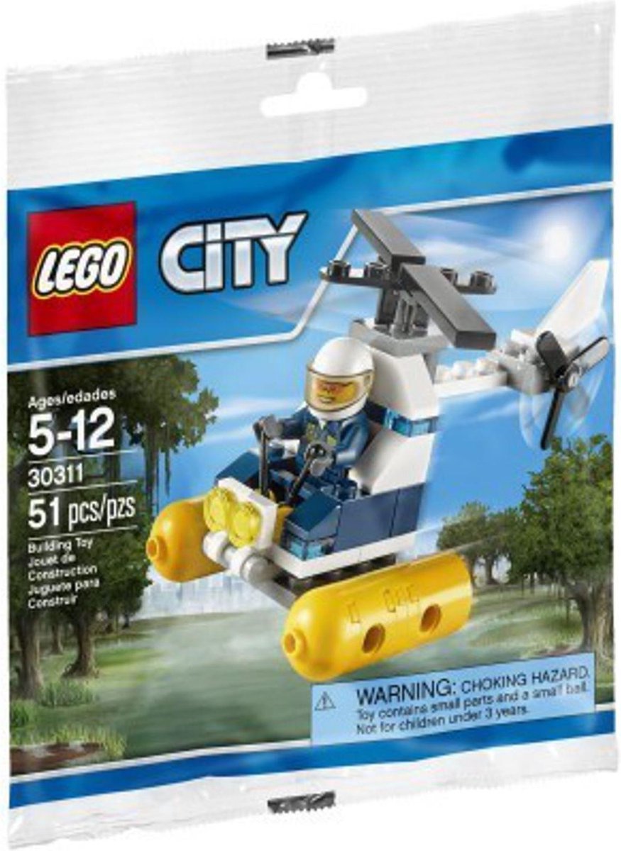 LEGO 30311 Moeraspolitie helicopter