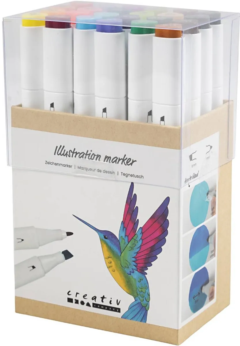 CC Alcoholmarkers Set 24 stuks