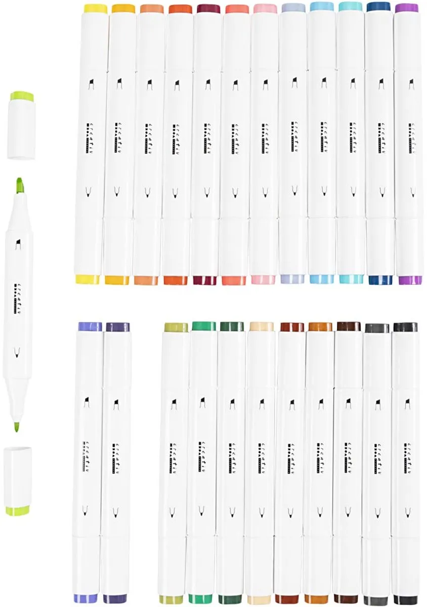 CC Alcoholmarkers Set 24 stuks