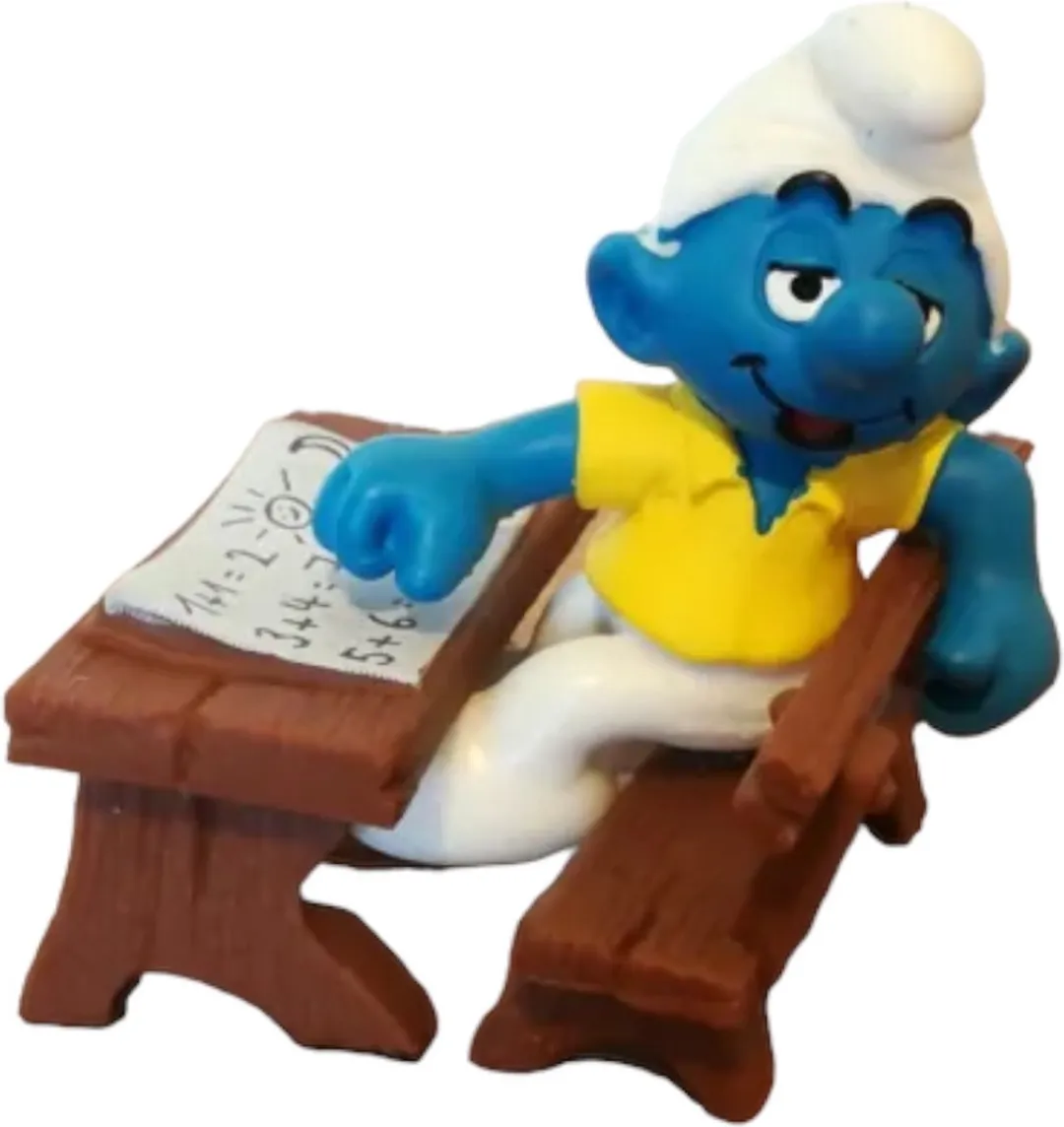 Schleich Smurfen Student Smurf 5,5cm - MPN 40258 - Multicolor