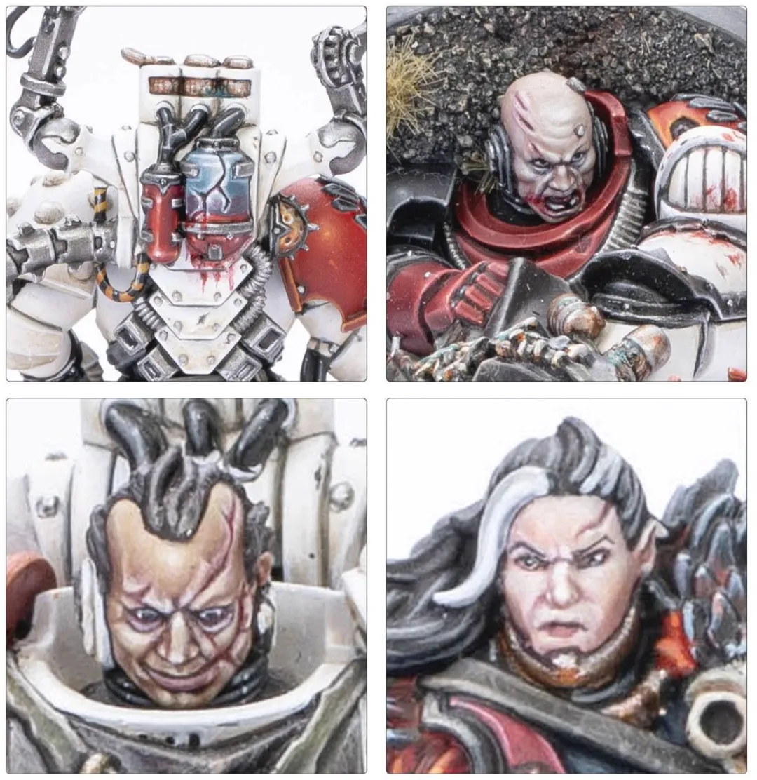 Games Workshop Warhammer 40.000 Chaos Space Marines Huron Blackheart 7 Onderdelen