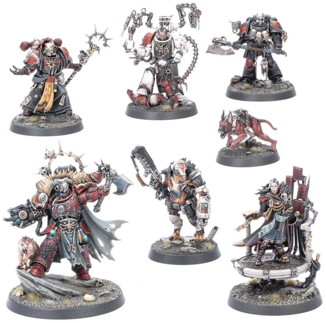 Games Workshop Warhammer 40.000 Chaos Space Marines Huron Blackheart 7 Onderdelen