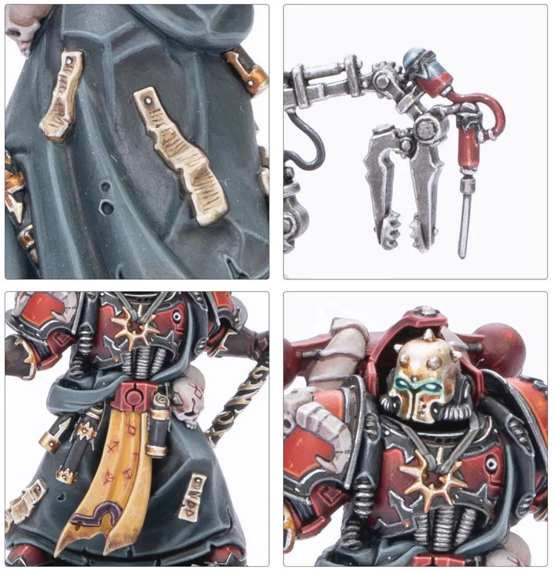 Games Workshop Warhammer 40.000 Chaos Space Marines Huron Blackheart 7 Onderdelen