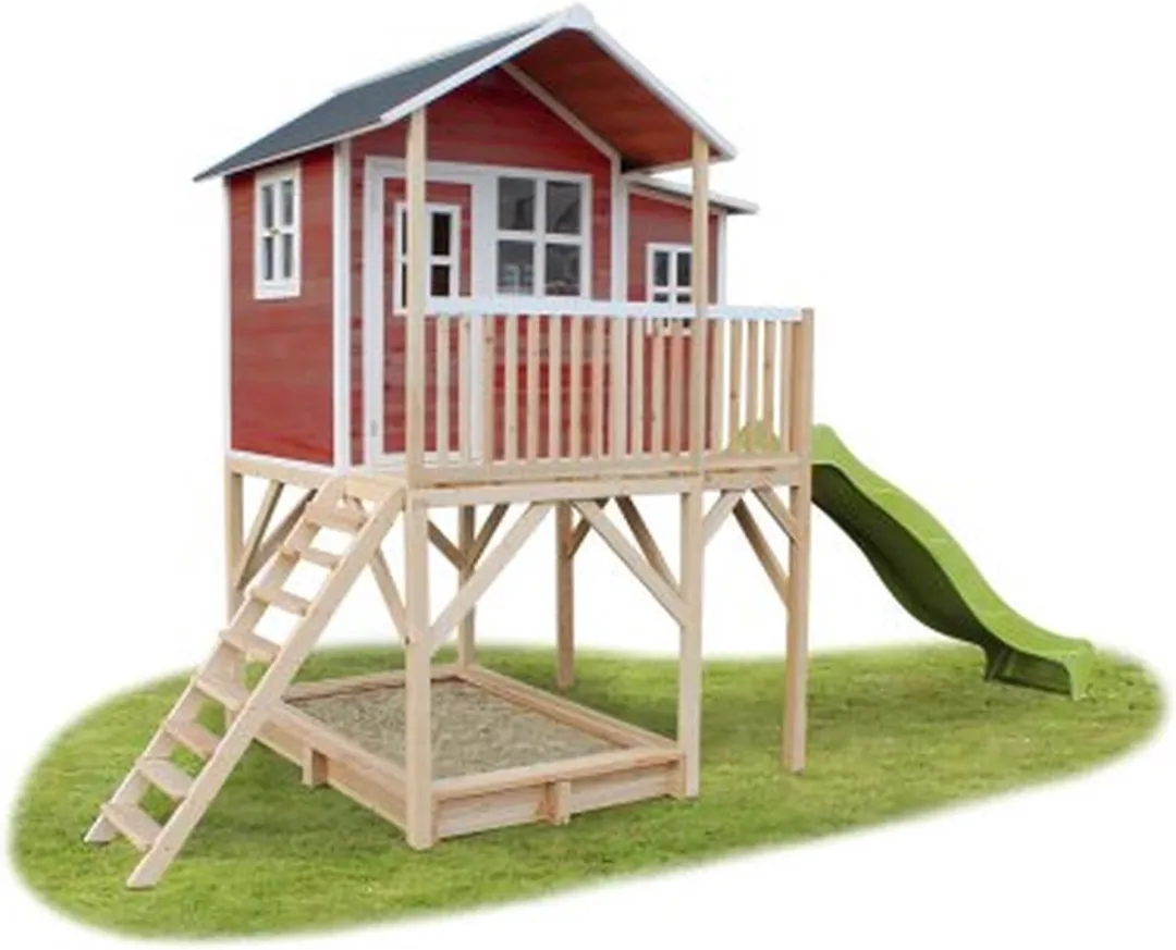 EXIT Toys Loft 750 Houten Speelhuis - Rood