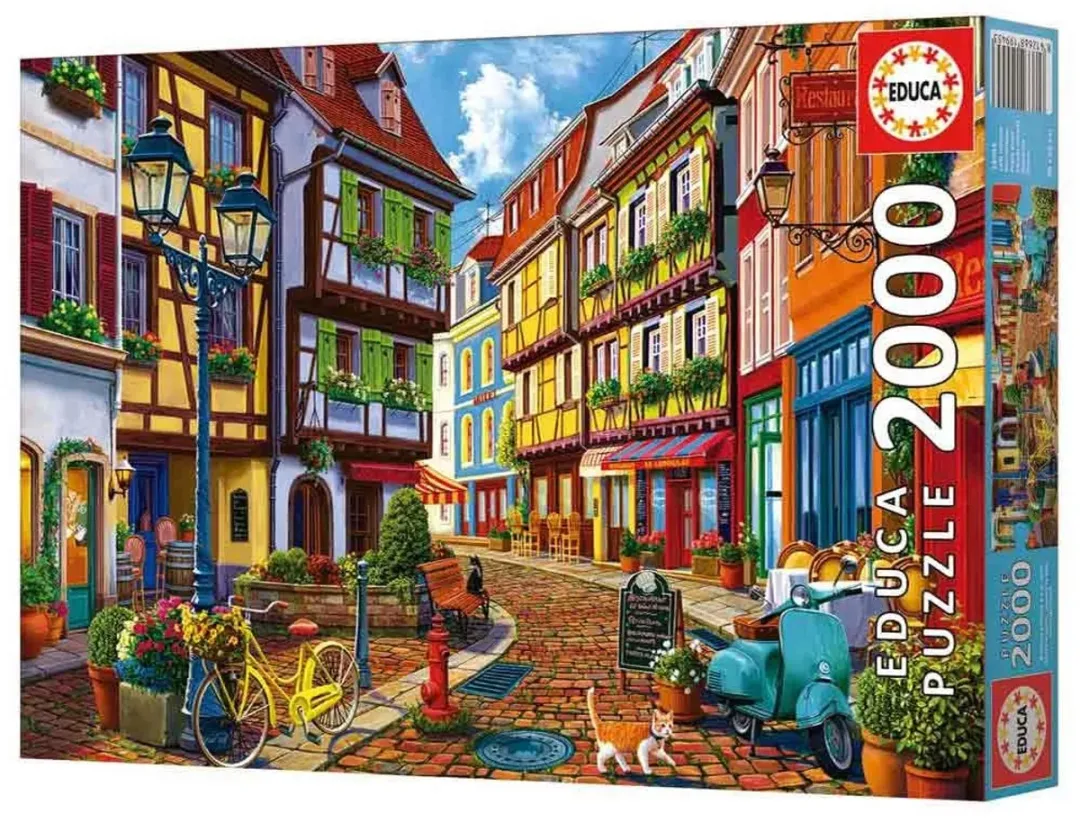 Educa Stralende Straat 2000 Stuks Sinterklaas Puzzel - Multicolor