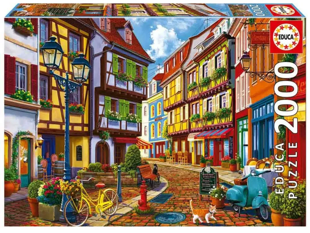 Educa Stralende Straat 2000 Stuks Sinterklaas Puzzel - Multicolor