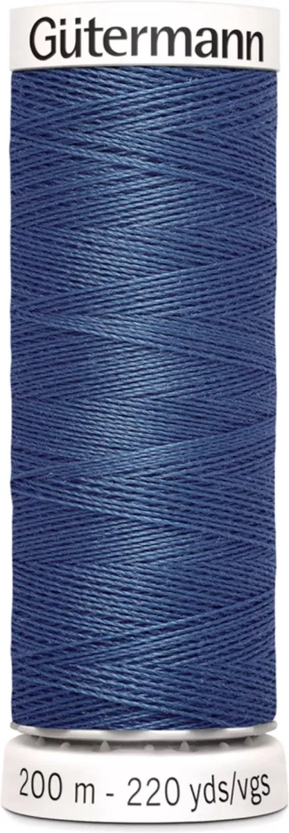 Gutermann Polyester Naaigaren 200m - Blauw - afbeelding 6 van 6