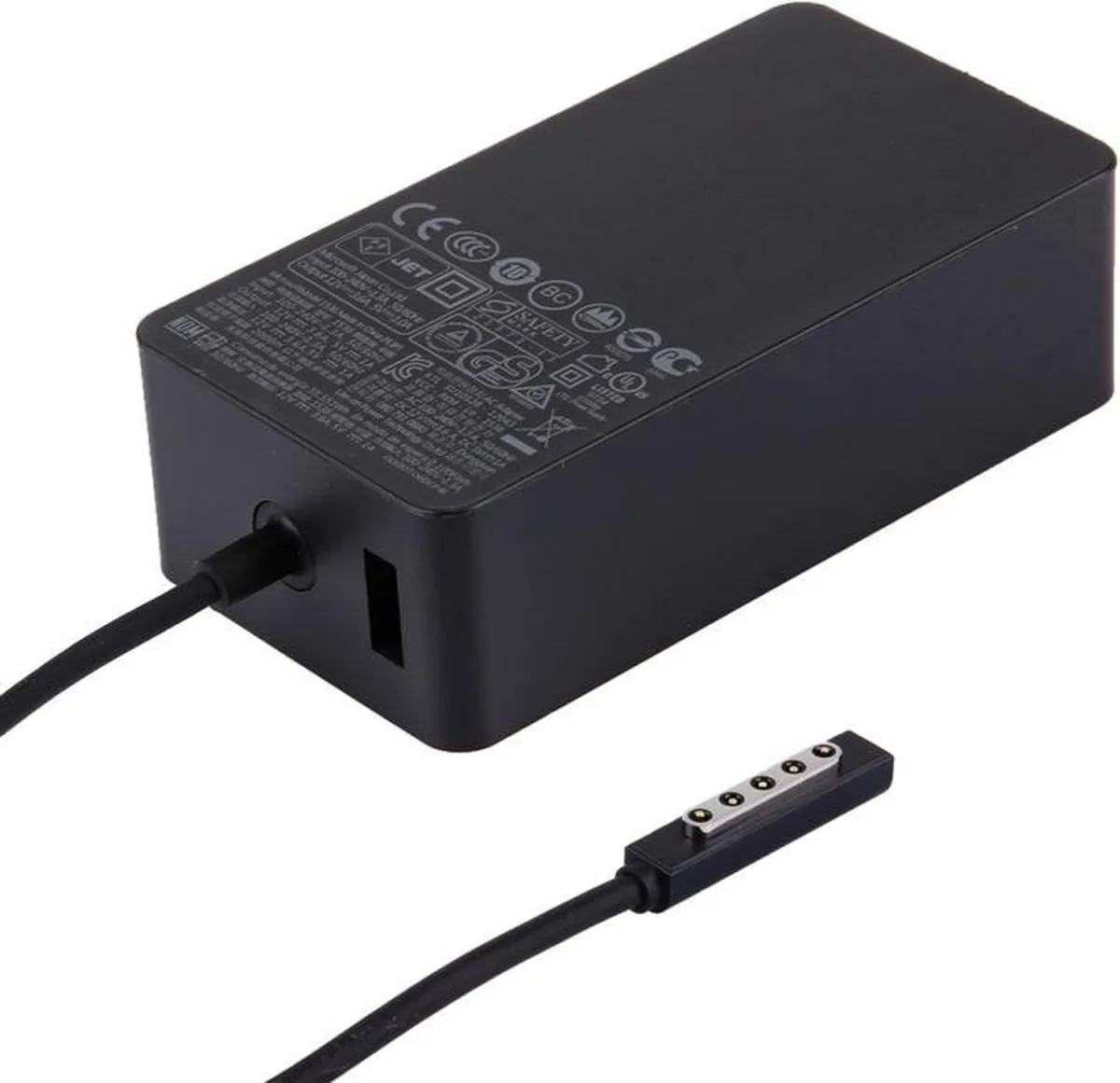 Microsoft Surface Pro 2/3 AC Adapter 65W - 1536 - Zwart