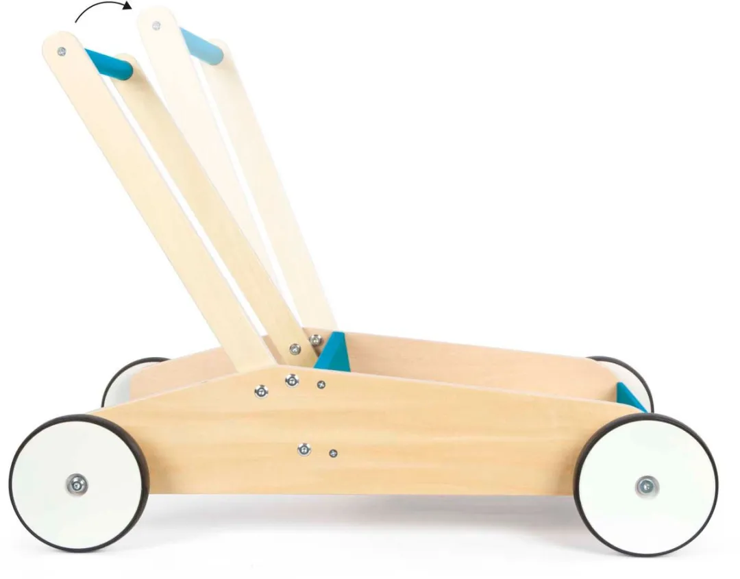 Small Foot Houten Loopwagen Petrol Blauw