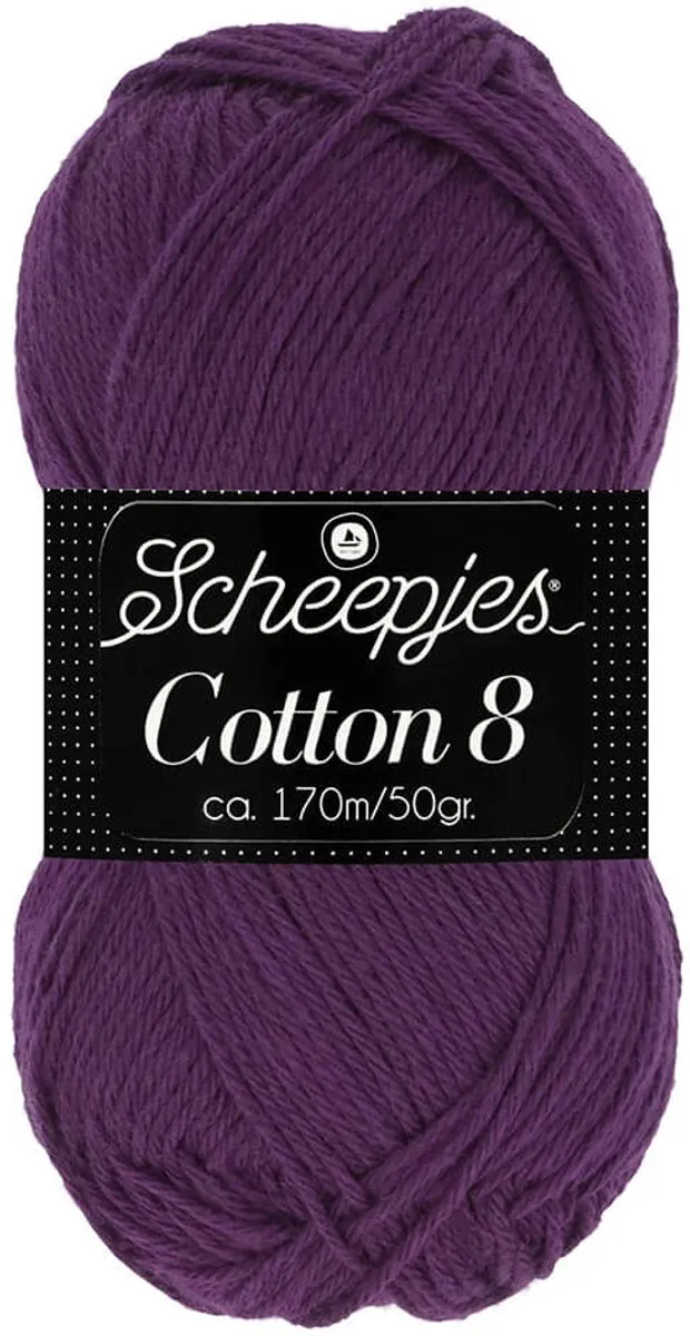 Scheepjes Cotton 8 721 Paars