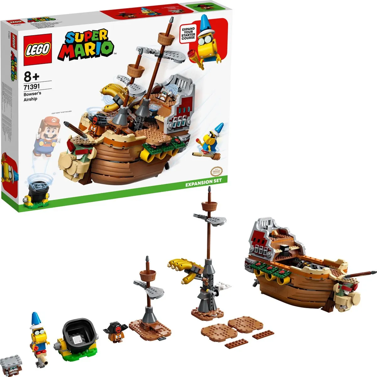 LEGO Super Mario Bowsers Luchtschip 71391 - 1152 Stukken