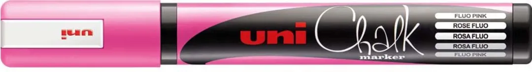Posca Uni-Ball Chalk Marker Metallic Roze 5mm