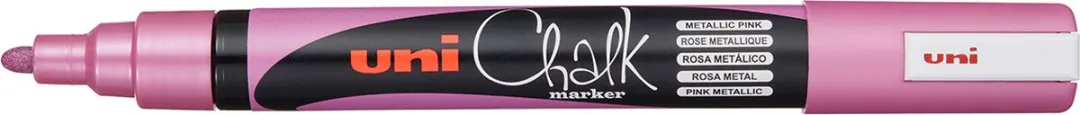 Posca Uni-Ball Chalk Marker Metallic Roze 5mm