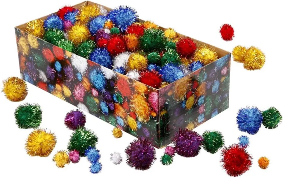 Creativ Company Pompoms Multigekleurd - 400 Stuks
