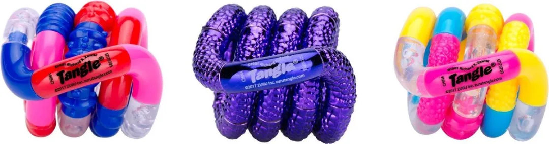 Tangle Toys Textured Junior 3-Pack