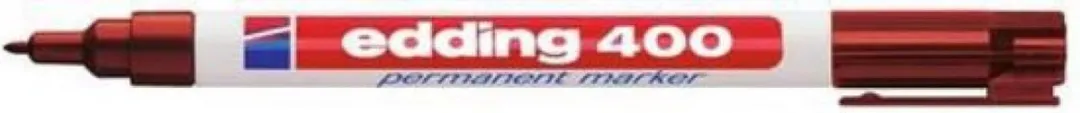 edding 400-07 Permanent Marker - Bruin - afbeelding 5 van 6