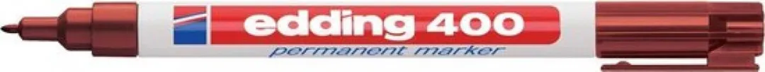 edding 400-07 Permanent Marker - Bruin - afbeelding 3 van 6