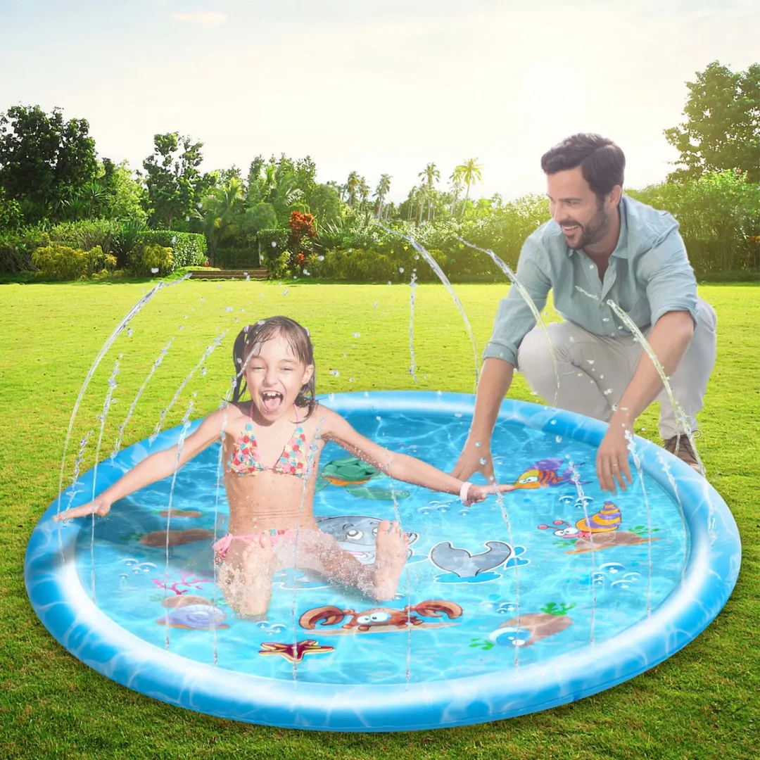 Eddy Toys Creative Kids Waterspeelmat 100cm - Blauw