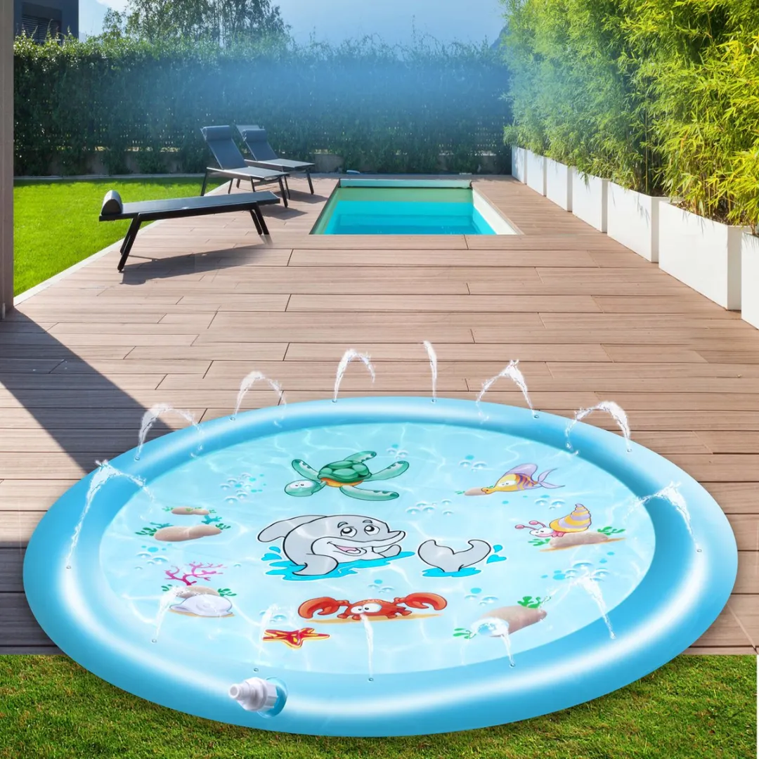Eddy Toys Creative Kids Waterspeelmat 100cm - Blauw