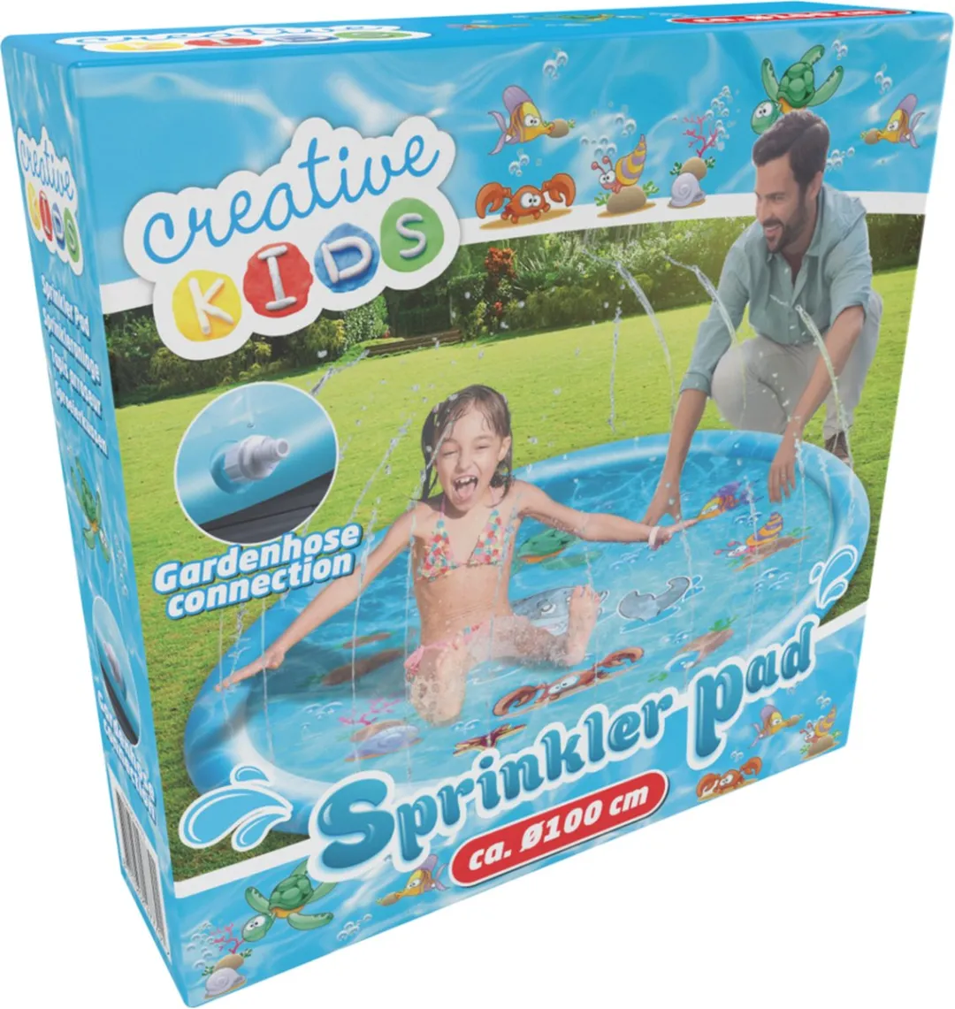 Eddy Toys Creative Kids Waterspeelmat 100cm - Blauw