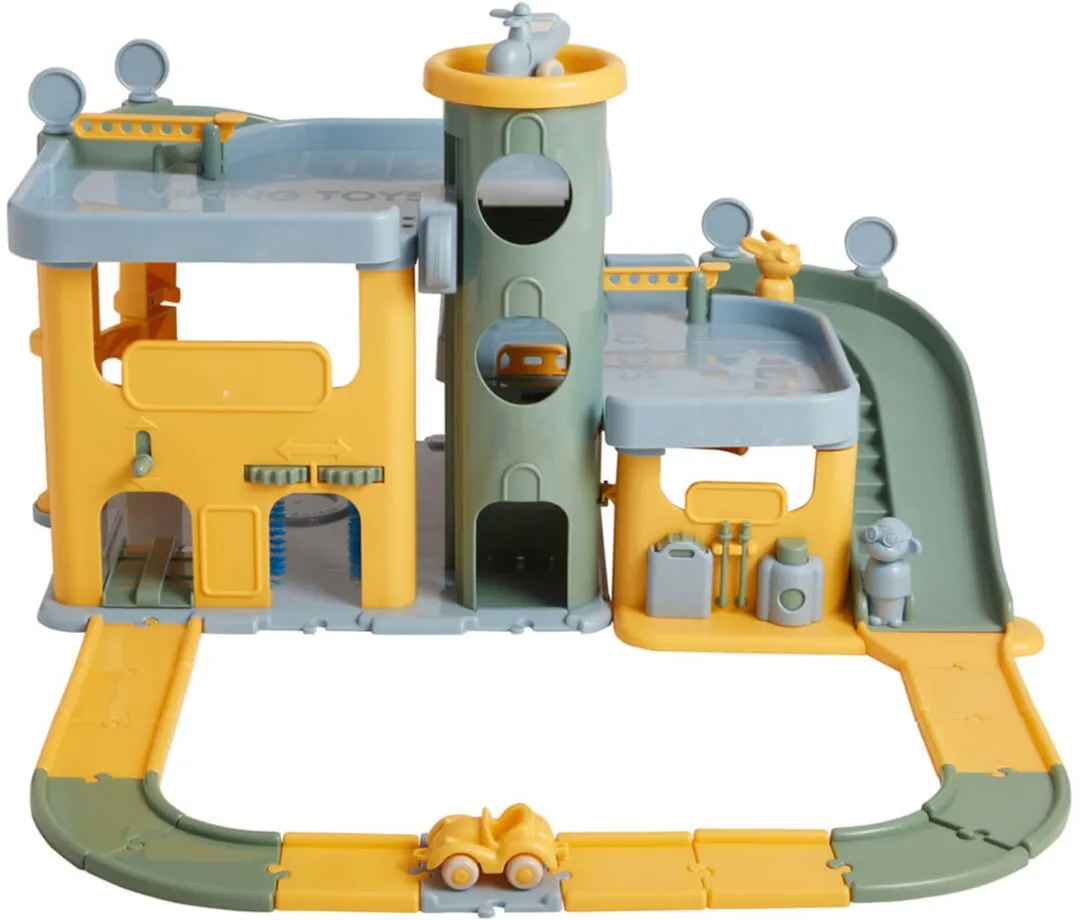Viking Toys RE:LINE Grote Speelgoedgarage 7-delig - Print