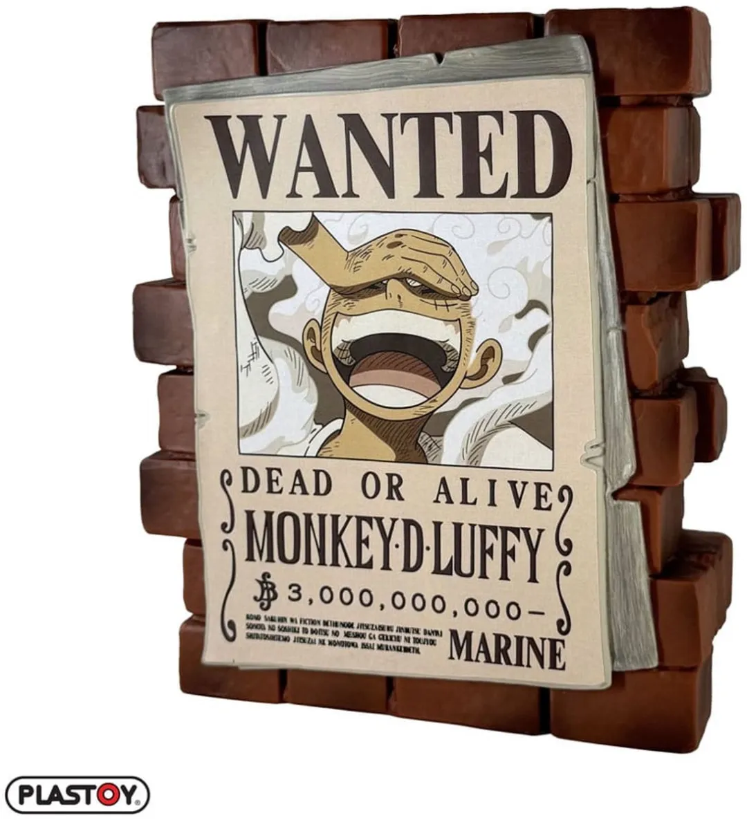 Plastoy One Piece Luffy Wanted Bank - Multi