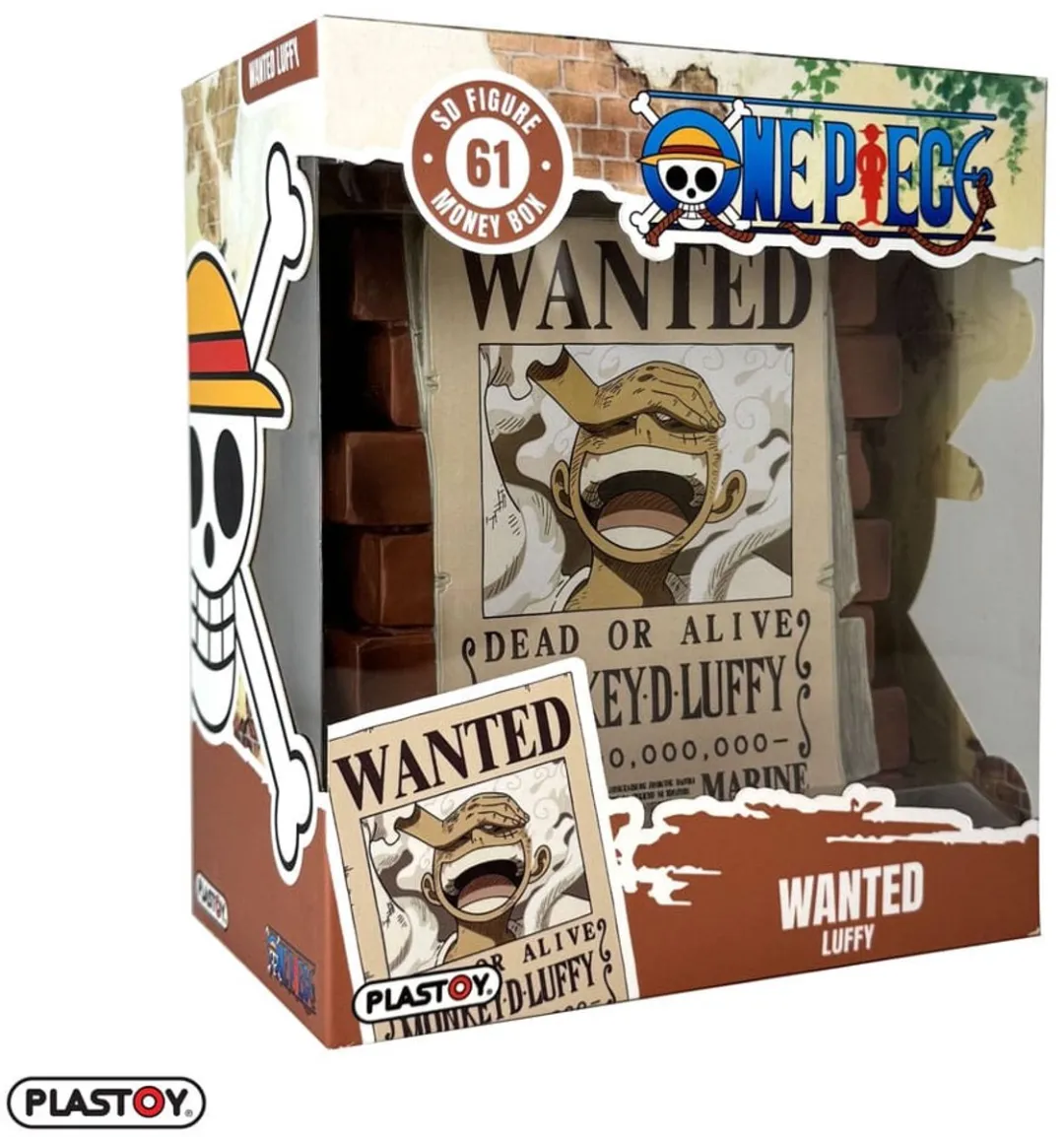 Plastoy One Piece Luffy Wanted Bank - Multi