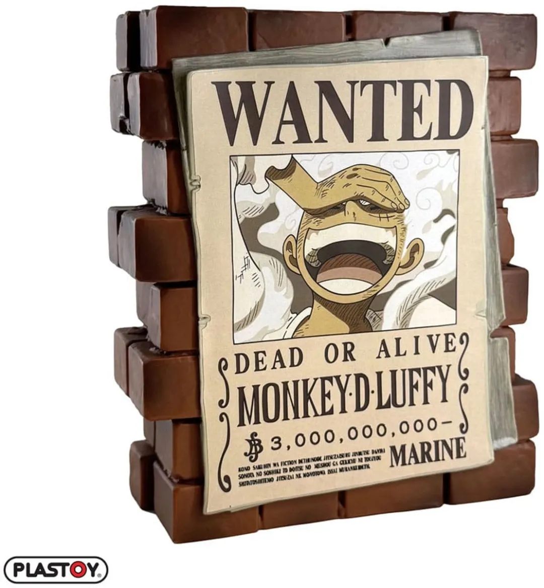 Plastoy One Piece Luffy Wanted Bank - Multi