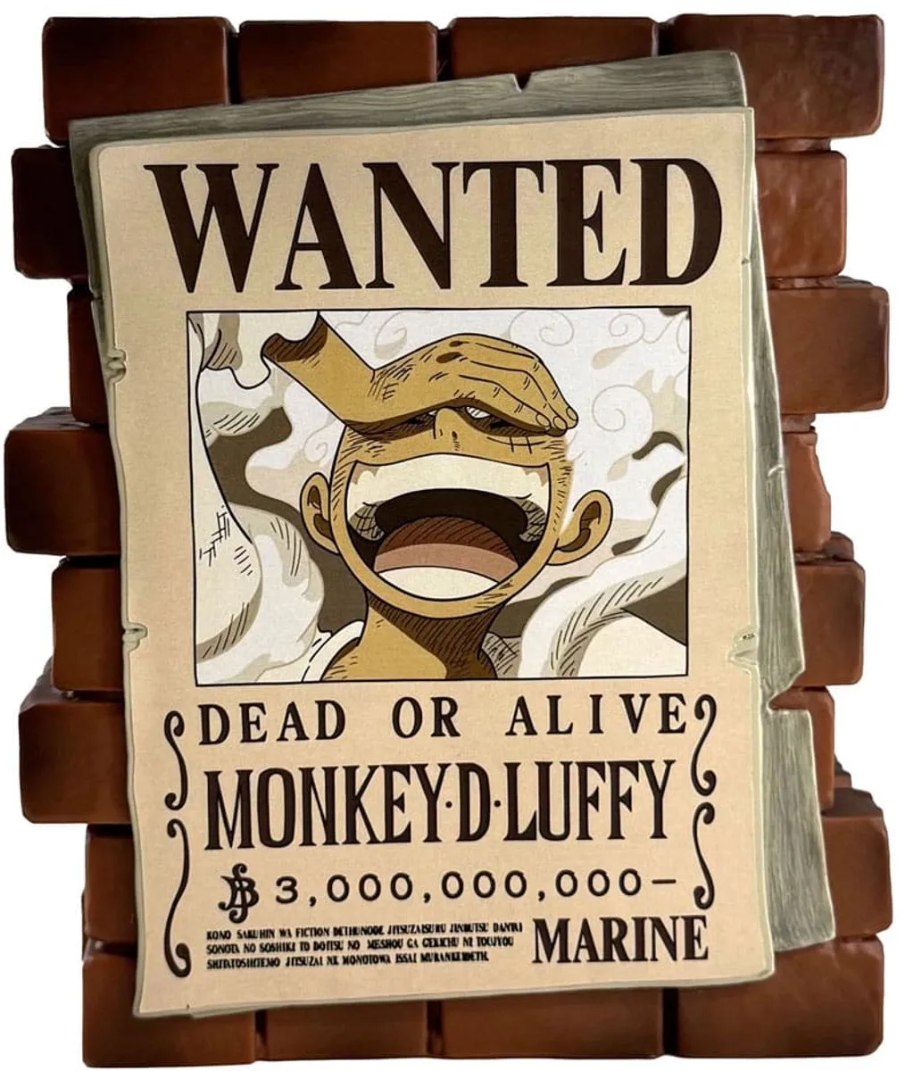 Plastoy One Piece Luffy Wanted Bank