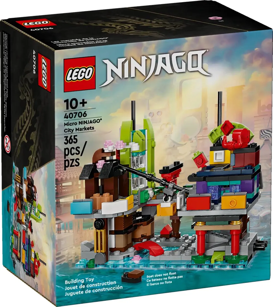 LEGO Ninjago Micro Stadsmarkten 365 Stukken