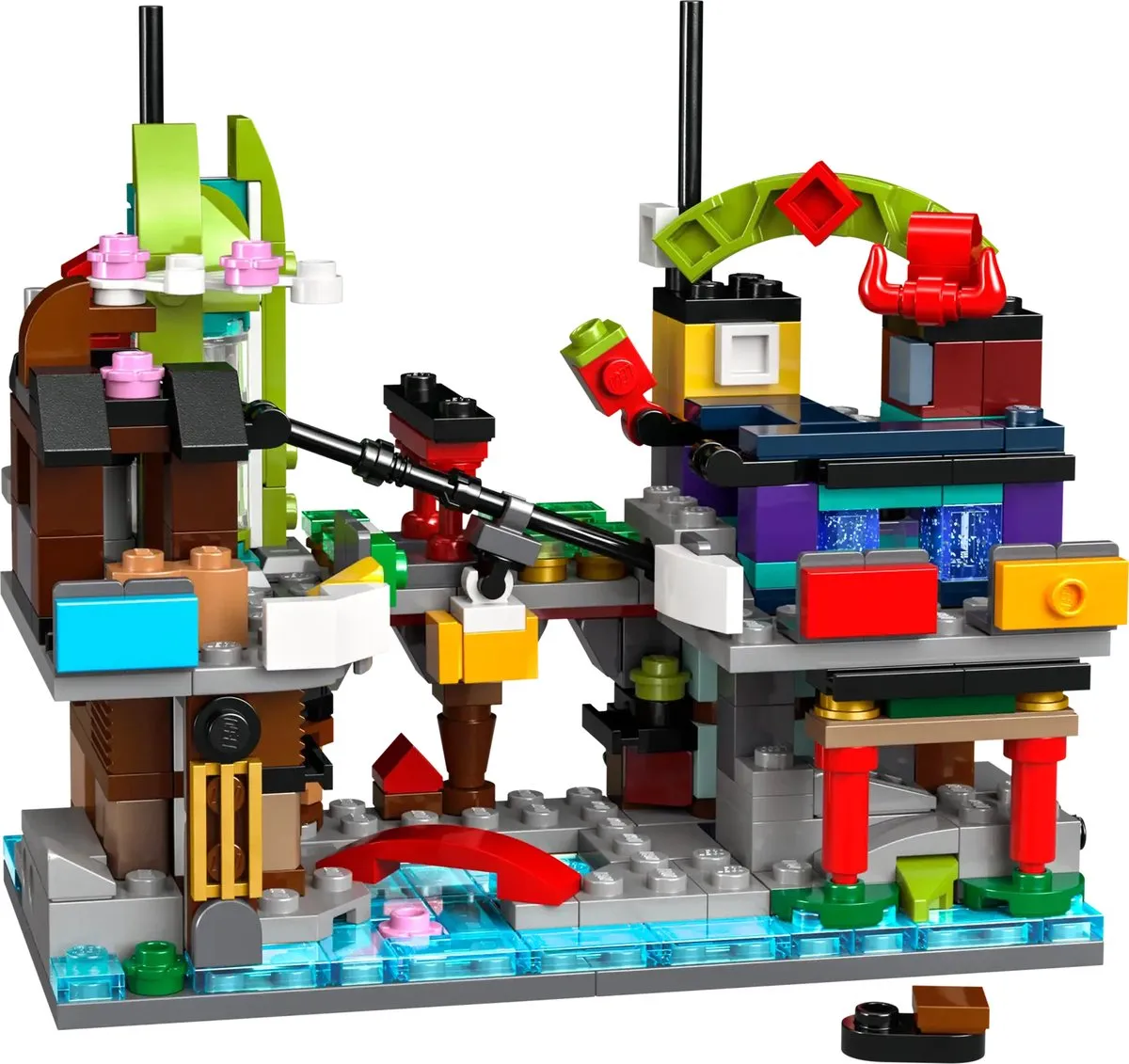 LEGO Ninjago Micro Stadsmarkten 365 Stukken - Multi